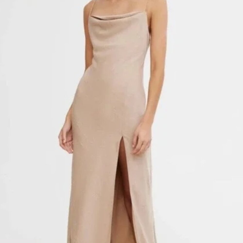 Significant Other Rayah Dress in Oyster Satin